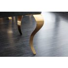 Design ülőpad Rococo 172 cm fekete / arany