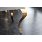 Design ülőpad Rococo 172 cm szürke / arany