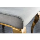 Design szék Rococo szürke / arany