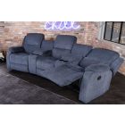 Design háromüléses fotel Movie sötétszürke