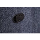 Design háromüléses fotel Movie sötétszürke