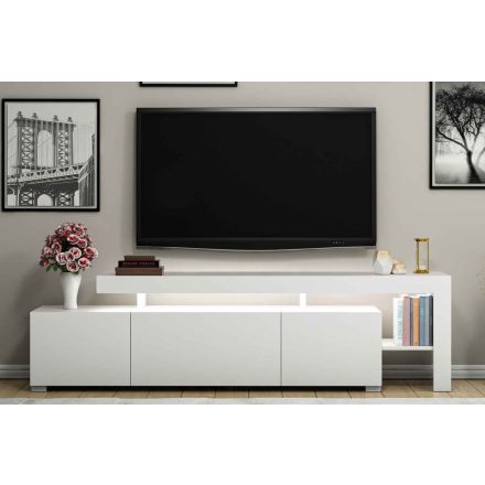Design TV asztal Calissa 192 cm fehér - II.osztály