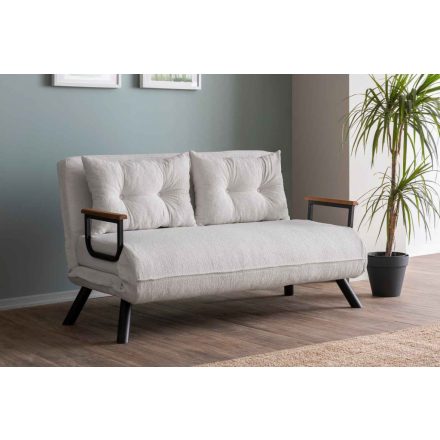 Design összecsukható kanapé Hilarius II 133 cm krém