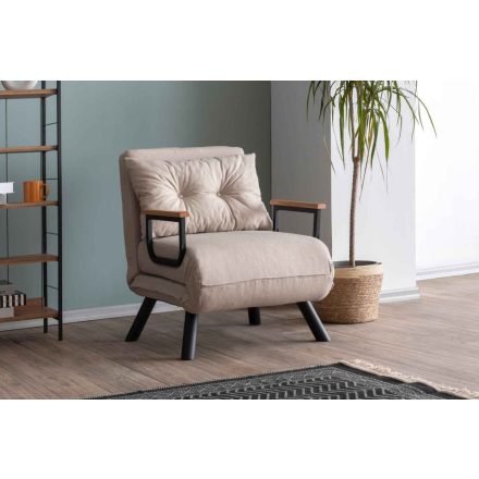 Design összecsukható fotel Hilarius III krém