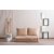 Design összecsukható kanapé Wandella 120 cm krém