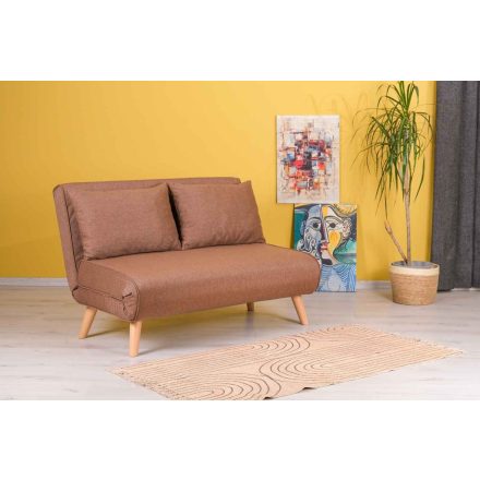 Design összecsukható kanapé Felicitas 120 cm barna