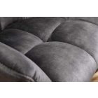 Design forgó bárszék Vallerina szürke bársony