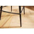 Design forgó bárszék Vallerina szürke bársony