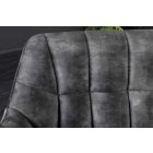 Design ülőpad Vallerina 165 cm szürke bársony