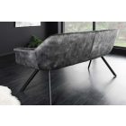 Design ülőpad Vallerina 165 cm szürke bársony