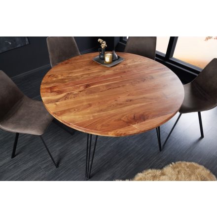 Design étkezőasztal Shayla 120 cm akác