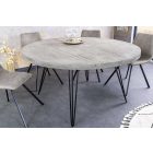 Design étkezőasztal Shayla 120 cm szürke mangó