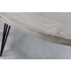 Design étkezőasztal Shayla 120 cm szürke mangó