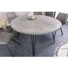 Design étkezőasztal Shayla 80 cm szürke mangó