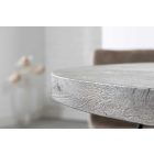 Design étkezőasztal Shayla 80 cm szürke mangó