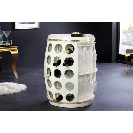 Bortartó Winebar 66 cm fehér