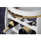 Bortartó Winebar 63 cm fehér