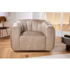 Design forgófotel Kalei pezsgő bársony