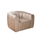 Design forgófotel Kalei pezsgő bársony