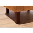 Design fotel Lyric mustársárga bársony