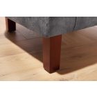 Design fotel Lyric sötétszürke bársony