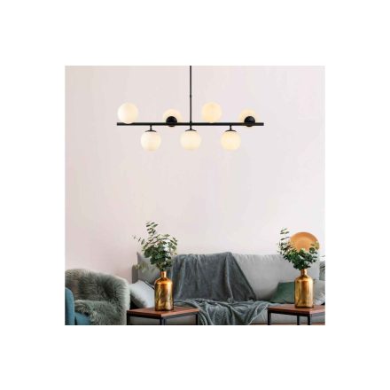 Design csillár Daleyza 113 cm fekete