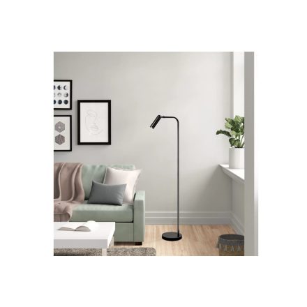 Design állólámpa Pearlie 120 cm fekete