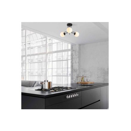 Design csillár Galiena 48 cm fekete