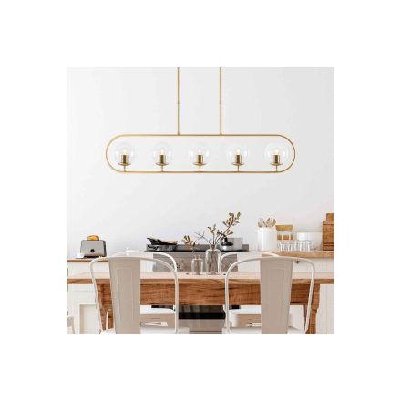 Design csillár Ulrica 122 cm arany