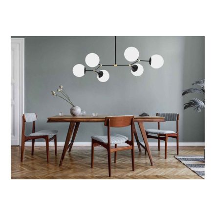 Design csillár Faustyna 100 cm fekete