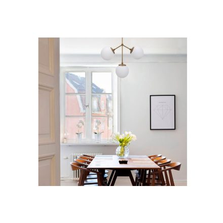 Design csillár Faustyna 43 cm arany