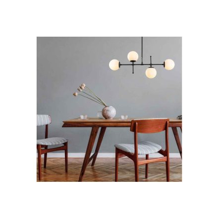 Design csillár Parisa 108 cm fekete