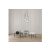 Design csillár Parisa 44 cm fekete