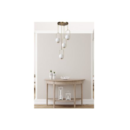 Design csillár Queenie 30 cm réz