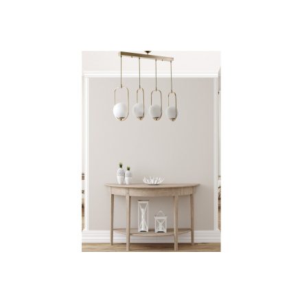 Design csillár Queenie 65 cm réz