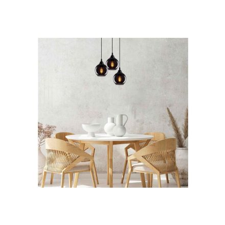 Design csillár Walden 40 cm füstös