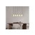 Design csillár Ballantine 85 cm fekete