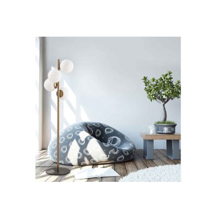 Design állólámpa Qunsia 130 cm arany