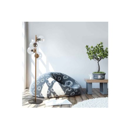 Design állólámpa Qunsia II 130 cm arany