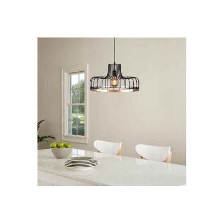 Design csillár Felicity 53 cm fekete