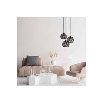 Design csillár Felicity 65 cm fekete