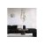 Design csillár Uyen II 48 cm fekete / arany
