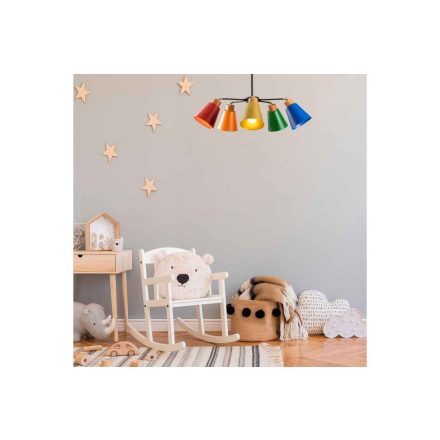 Design csillár Basia 58 cm sokszínű