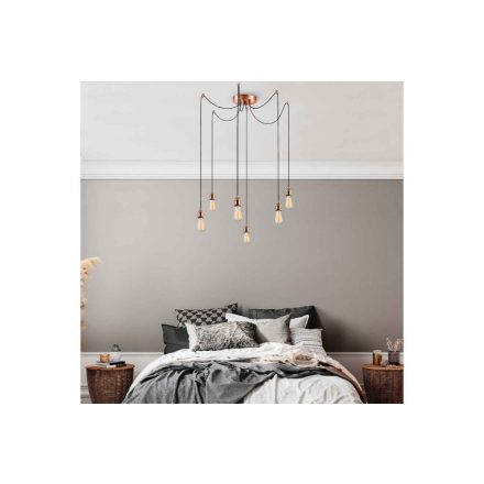 Design csillár Garima 126 cm réz