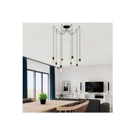 Design csillár Garima 156 cm fekete