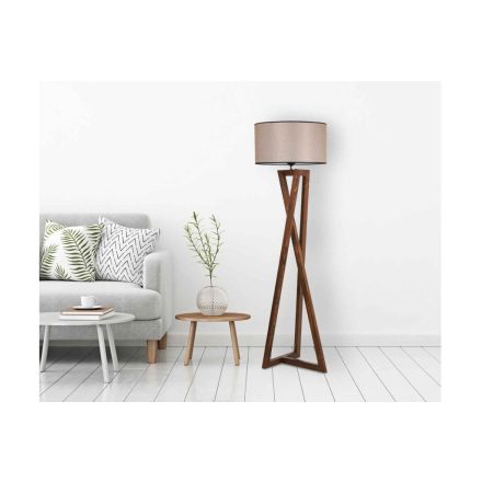 Design állólámpa Thea 166 cm dió