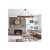 Design csillár Gayora 100 cm dió