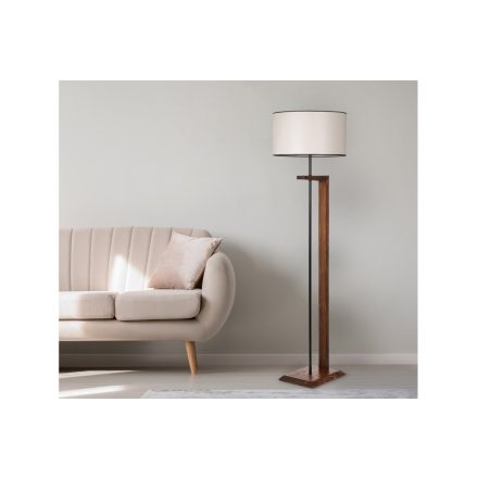 Design állólámpa Jadey 163 cm krém
