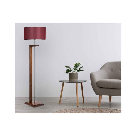 Design állólámpa Jadey 163 cm bordó