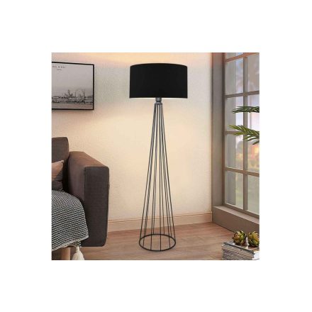 Design állólámpa Fellini II 155 cm fekete 